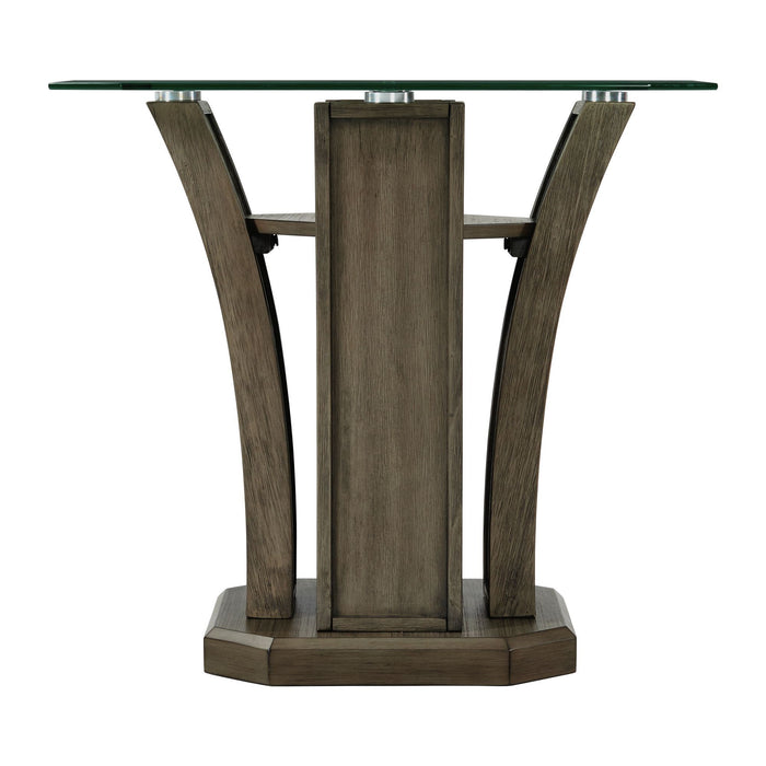 Dapper - Square End Table - Gray – End Tables by Elements International at Furniture Wholesale Plus , Nashville furniture store