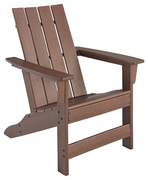 Emmeline - Brown - Adirondack Chair - Premium Arm Chairs from Signature Design by Ashley® - Just $248! Shop now at Furniture Wholesale Plus  We are the best furniture store in Nashville, Hendersonville, Goodlettsville, Madison, Antioch, Mount Juliet, Lebanon, Gallatin, Springfield, Murfreesboro, Franklin, Brentwood