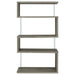 Emelle - 4-Shelf Glass Panel Bookshelf - Premium Standard Bookcases from CoasterEveryday - Just $229! Shop now at Furniture Wholesale Plus  We are the best furniture store in Nashville, Hendersonville, Goodlettsville, Madison, Antioch, Mount Juliet, Lebanon, Gallatin, Springfield, Murfreesboro, Franklin, Brentwood