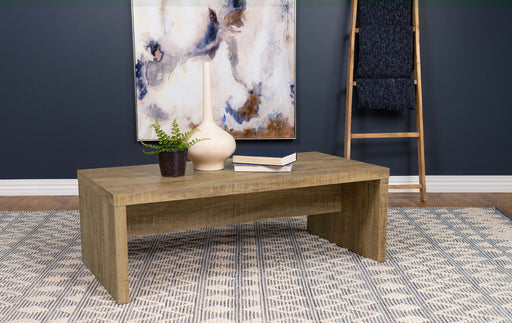 Lynette Rectangular Engineered Wood Coffee Table Mango - Premium Coffee Table from Coaster Z2 Standard - Just $154! Shop now at Furniture Wholesale Plus  We are the best furniture store in Nashville, Hendersonville, Goodlettsville, Madison, Antioch, Mount Juliet, Lebanon, Gallatin, Springfield, Murfreesboro, Franklin, Brentwood