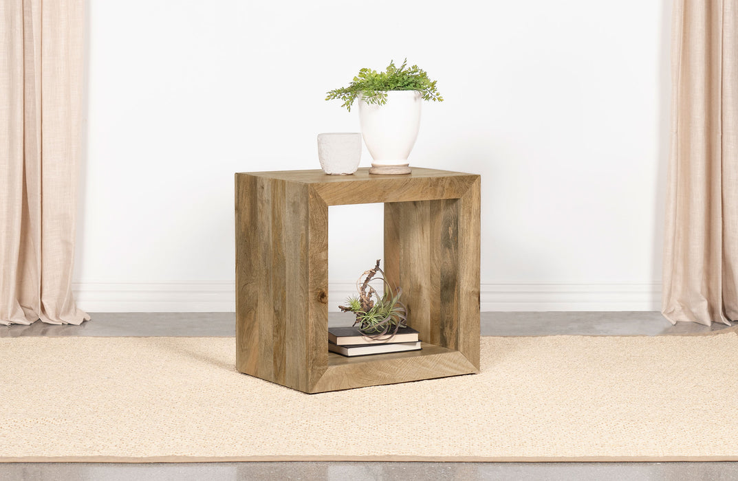 Benton Rectangular Solid Wood End Table Natural - Premium End Table from Coaster Z2 Standard - Just $258! Shop now at Furniture Wholesale Plus  We are the best furniture store in Nashville, Hendersonville, Goodlettsville, Madison, Antioch, Mount Juliet, Lebanon, Gallatin, Springfield, Murfreesboro, Franklin, Brentwood