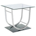 Danville U-shaped End Table Chrome - Premium End Table from Coaster Z2 Standard - Just $178! Shop now at Furniture Wholesale Plus  We are the best furniture store in Nashville, Hendersonville, Goodlettsville, Madison, Antioch, Mount Juliet, Lebanon, Gallatin, Springfield, Murfreesboro, Franklin, Brentwood