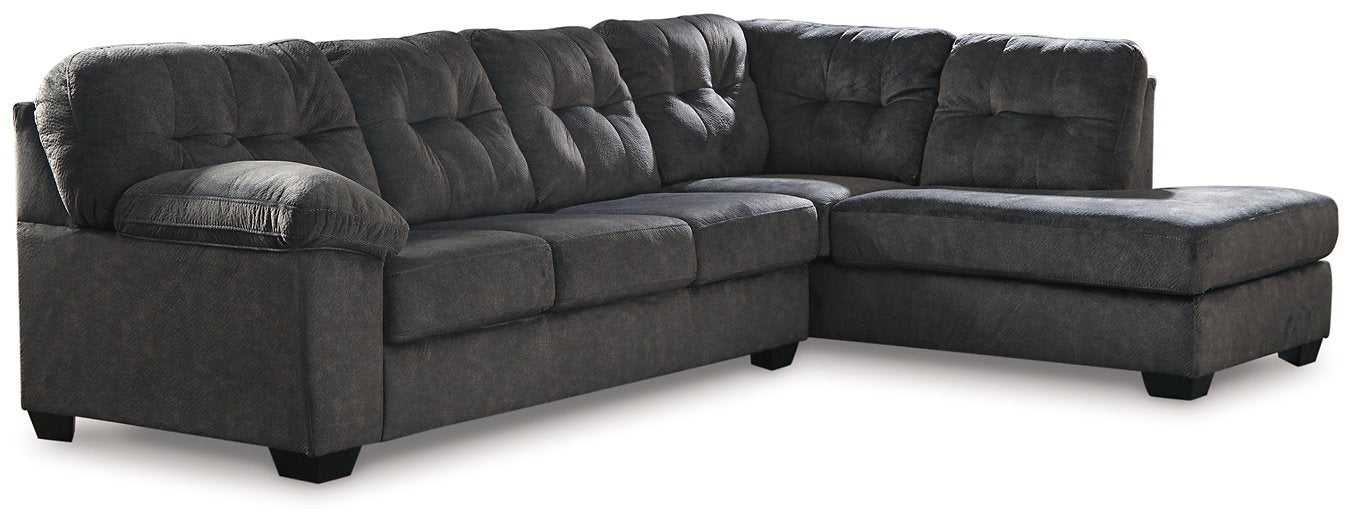 Accrington 2-Piece Sectional with Chaise - Premium Sectional from Ashley Furniture - Just $1174.72! Shop now at Furniture Wholesale Plus  We are the best furniture store in Nashville, Hendersonville, Goodlettsville, Madison, Antioch, Mount Juliet, Lebanon, Gallatin, Springfield, Murfreesboro, Franklin, Brentwood