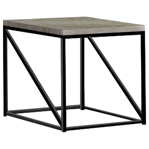 Birdie Square End Table Sonoma Grey - Premium End Table from Coaster Z2 Standard - Just $94! Shop now at Furniture Wholesale Plus  We are the best furniture store in Nashville, Hendersonville, Goodlettsville, Madison, Antioch, Mount Juliet, Lebanon, Gallatin, Springfield, Murfreesboro, Franklin, Brentwood