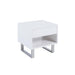 Atchison 1-drawer End Table High Glossy White - Premium End Table from Coaster Z2 Standard - Just $186! Shop now at Furniture Wholesale Plus  We are the best furniture store in Nashville, Hendersonville, Goodlettsville, Madison, Antioch, Mount Juliet, Lebanon, Gallatin, Springfield, Murfreesboro, Franklin, Brentwood