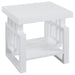 Schmitt Rectangular End Table High Glossy White - Premium End Table from Coaster Z2 Standard - Just $190! Shop now at Furniture Wholesale Plus  We are the best furniture store in Nashville, Hendersonville, Goodlettsville, Madison, Antioch, Mount Juliet, Lebanon, Gallatin, Springfield, Murfreesboro, Franklin, Brentwood