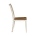 Farmhouse Reimagined - Ladder Back Side Chair - Antique White / Chestnut Tops – Side Chairs by Liberty Furniture at Furniture Wholesale Plus , Nashville furniture store