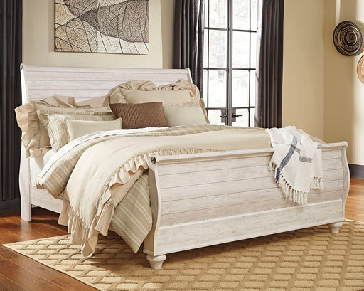 Willowton - Sleigh Bed – Sleigh Beds by Signature Design by Ashley® at Furniture Wholesale Plus , Nashville furniture store