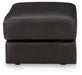 Amiata - Ottoman - Onyx – Upholstered Ottomans by Signature Design by Ashley® at Furniture Wholesale Plus , Nashville furniture store