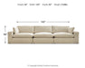 Elyza - Sectional – Stationary Sectionals by Benchcraft® at Furniture Wholesale Plus , Nashville furniture store