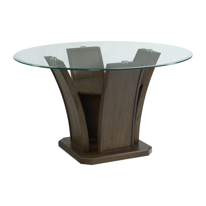 Dapper - Round Dining Table – Dining Tables by Elements International at Furniture Wholesale Plus , Nashville furniture store