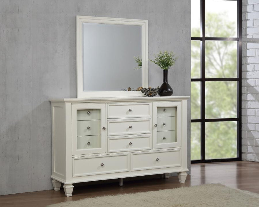 Sandy Beach - 11-drawer Dresser With Mirror – Dresser & Mirror by CoasterEssence at Furniture Wholesale Plus , Nashville furniture store