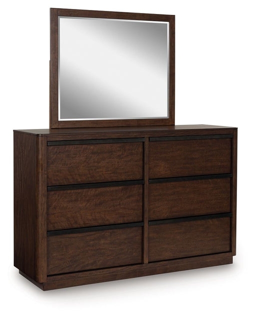 Dilenno - Dresser And Mirror - Dark Brown – Dresser & Mirror by Signature Design by Ashley® at Furniture Wholesale Plus , Nashville furniture store