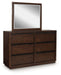 Dilenno - Dresser And Mirror - Dark Brown – Dresser & Mirror by Signature Design by Ashley® at Furniture Wholesale Plus , Nashville furniture store