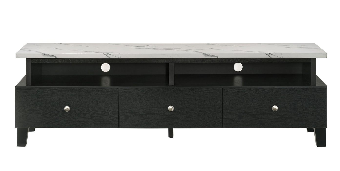 Alina - TV Stand - Black - Premium TV Stands from Crown Mark - Just $309! Shop now at Furniture Wholesale Plus  We are the best furniture store in Nashville, Hendersonville, Goodlettsville, Madison, Antioch, Mount Juliet, Lebanon, Gallatin, Springfield, Murfreesboro, Franklin, Brentwood
