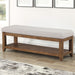 Shaker Lakes - Bed Bench - Harvest Brown – Bed Benches by Liberty Furniture at Furniture Wholesale Plus , Nashville furniture store