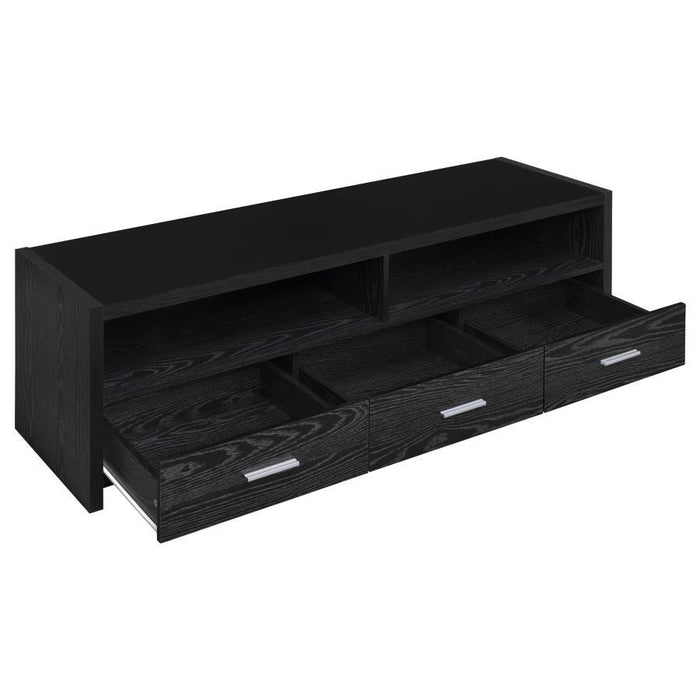 Alton - 3-drawer Black Oak TV Console – TV Stands by CoasterEssence at Furniture Wholesale Plus , Nashville furniture store
