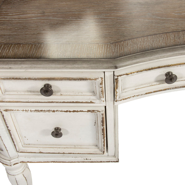 Magnolia Manor - Vanity Desk - Antique White – Vanity Desks by Liberty Furniture at Furniture Wholesale Plus , Nashville furniture store