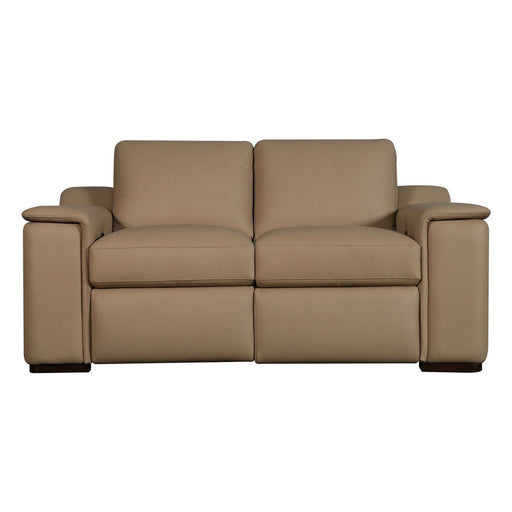 Armon - Sofa With Power Footrest & ZG - Oslo Fawn – Reclining Sofas by Liberty Furniture at Furniture Wholesale Plus , Nashville furniture store