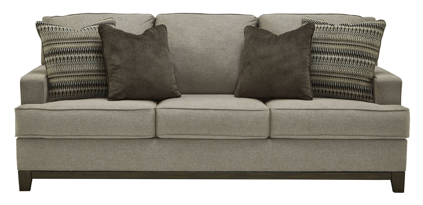 Kaywood - Sofa - Granite – Stationary Sofas by Signature Design by Ashley® at Furniture Wholesale Plus , Nashville furniture store