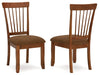 Berringer - Dining UPH Side Chair (Set of 2) - Rustic Brown – Chair Sets by Ashley® at Furniture Wholesale Plus , Nashville furniture store