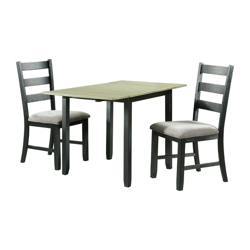 Martin - Drop Leaf Dining Set – 3 Piece Dining Room Sets by Elements International at Furniture Wholesale Plus , Nashville furniture store