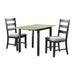 Martin - Drop Leaf Dining Set – 3 Piece Dining Room Sets by Elements International at Furniture Wholesale Plus , Nashville furniture store