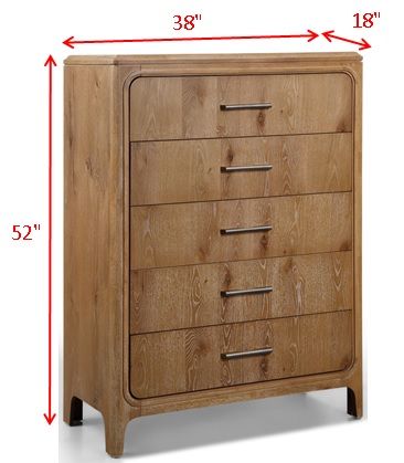 Westcott - Chest - Cerused Natural – Accent Chests by Crown Mark at Furniture Wholesale Plus , Nashville furniture store