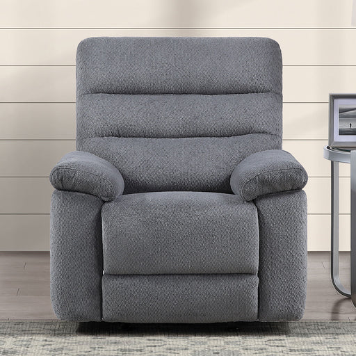 Cozy - Manual Recliner - Gray – Reclining Chairs by Steve Silver Furniture at Furniture Wholesale Plus , Nashville furniture store