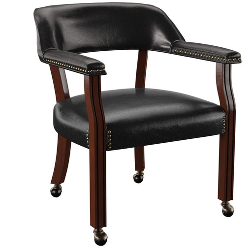 Tournament - Arm Chair With Casters – Arm Chairs by Steve Silver Furniture at Furniture Wholesale Plus , Nashville furniture store