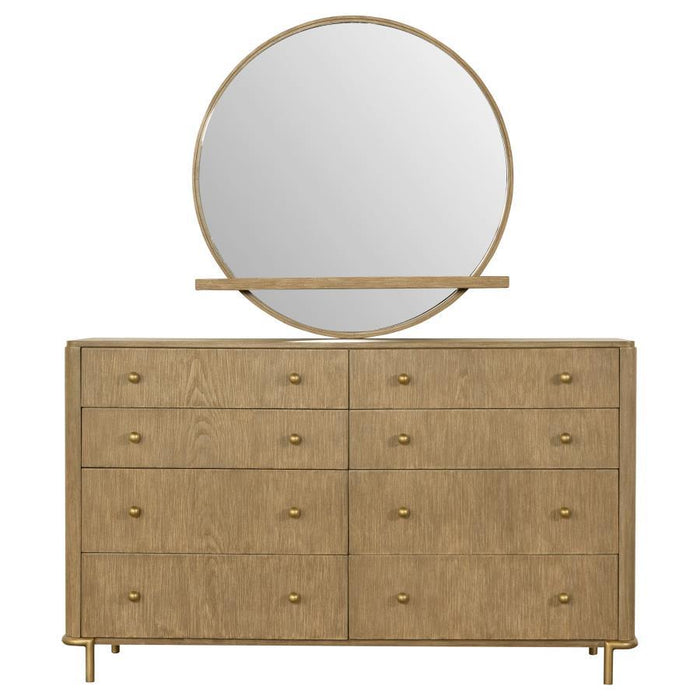 Arini - 8-Drawer Bedroom Dresser With Mirror – Dresser & Mirror by CoasterElevations at Furniture Wholesale Plus , Nashville furniture store