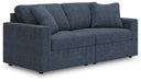 Modmax - 2-Piece Sectional Loveseat - Fabric - Ink – Stationary Sectionals by Signature Design by Ashley® at Furniture Wholesale Plus , Nashville furniture store
