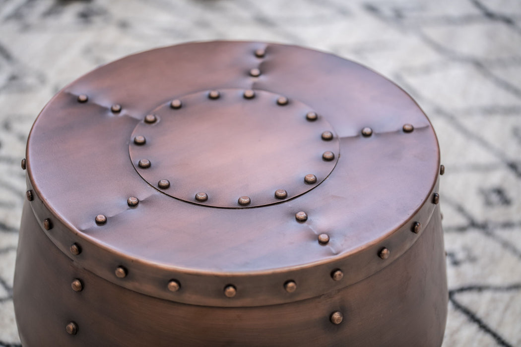 Cooper - Round Cocktail Table - Light Brown – Cocktail Tables by Steve Silver Furniture at Furniture Wholesale Plus , Nashville furniture store