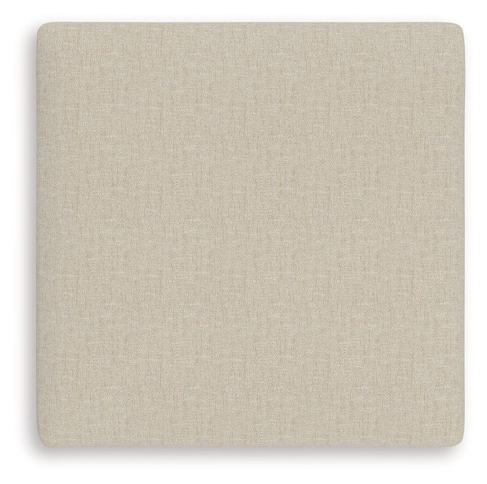 LadyMae - Oversized Accent Ottoman - Twill – Accent Ottomans by Benchcraft® at Furniture Wholesale Plus , Nashville furniture store