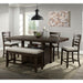 Colorado - Counter Table - Charcoal – Counter Tables by Elements International at Furniture Wholesale Plus , Nashville furniture store