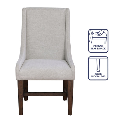 Auburn - Arm Chair (Set of 2) - White – Chair Sets by Steve Silver Furniture at Furniture Wholesale Plus , Nashville furniture store