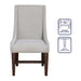 Auburn - Arm Chair (Set of 2) - White – Chair Sets by Steve Silver Furniture at Furniture Wholesale Plus , Nashville furniture store