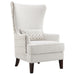 Pippin - Upholstered High Wingback Accent Chair - Latte – Accent Chairs by Coaster Fine Furniture at Furniture Wholesale Plus , Nashville furniture store