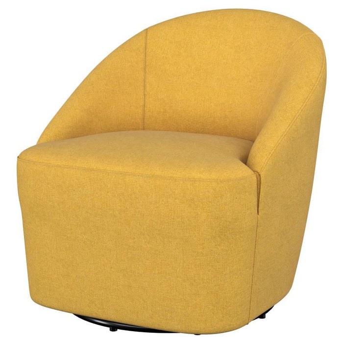 Leon - Upholstered Barrel Accent Swivel Chair - Premium Swivel Chairs from Coaster Fine Furniture - Just $469! Shop now at Furniture Wholesale Plus  We are the best furniture store in Nashville, Hendersonville, Goodlettsville, Madison, Antioch, Mount Juliet, Lebanon, Gallatin, Springfield, Murfreesboro, Franklin, Brentwood
