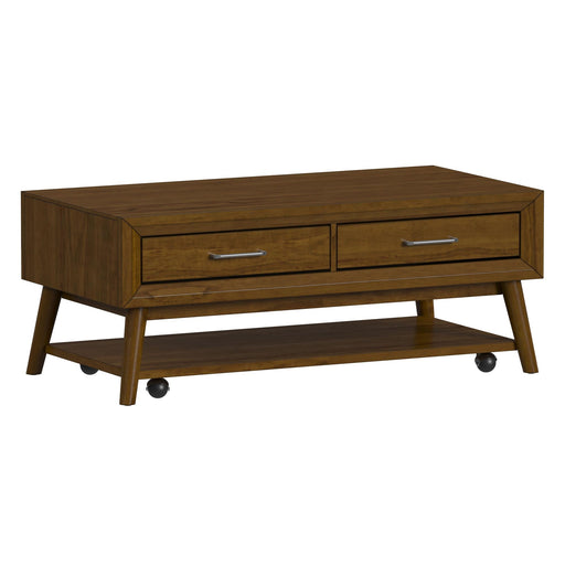 Santa Barbara - 3 Piece Occasional Table Set (Coffee Table, End Table & Sofa) - Walnut – Table Sets by Elements International at Furniture Wholesale Plus , Nashville furniture store