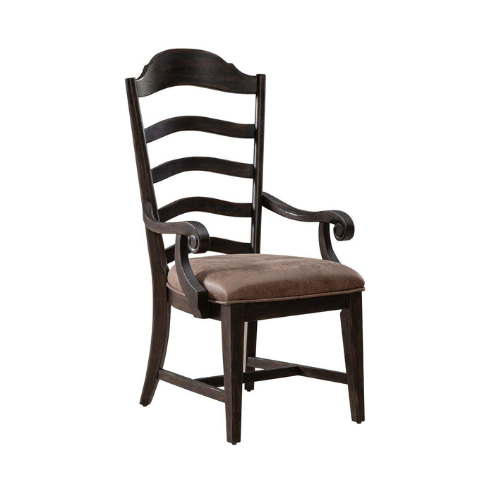 Paradise Valley - Upholstered Ladder Back Chair (RTA) – Arm Chairs by Liberty Furniture at Furniture Wholesale Plus , Nashville furniture store