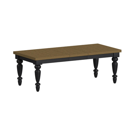 Heritage - Rectangular Dining Table With 18" Leaf - Oak Brown And Black – Dining Tables by Elements International at Furniture Wholesale Plus , Nashville furniture store