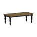 Heritage - Rectangular Dining Table With 18" Leaf - Oak Brown And Black – Dining Tables by Elements International at Furniture Wholesale Plus , Nashville furniture store