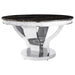Anchorage - Round Glass Top Dining Table - Chrome - Premium Dining Tables from CoasterElevations - Just $1309! Shop now at Furniture Wholesale Plus  We are the best furniture store in Nashville, Hendersonville, Goodlettsville, Madison, Antioch, Mount Juliet, Lebanon, Gallatin, Springfield, Murfreesboro, Franklin, Brentwood
