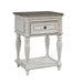 Magnolia Manor - Leg Nightstand - Antique White – Accent Nightstands by Liberty Furniture at Furniture Wholesale Plus , Nashville furniture store