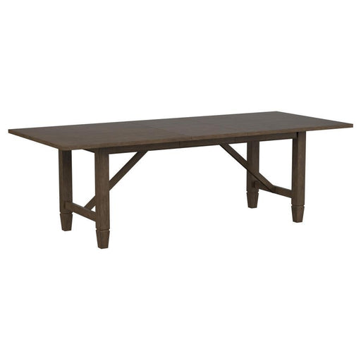 Matisse - Rectangular Wood Dining Table - Dark Brown – Dining Tables with Extensions by Coaster Fine Furniture at Furniture Wholesale Plus , Nashville furniture store