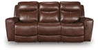 Bexhurst - 2 Pc. - Power Reclining Sofa And Loveseat - Mahogany – Reclining Sofas & Loveseats by Signature Design by Ashley® at Furniture Wholesale Plus , Nashville furniture store