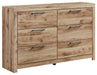 Hyanna - Six Drawer Dresser - Tan Brown – Dressers by Signature Design by Ashley® at Furniture Wholesale Plus , Nashville furniture store