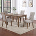 Riverdale - Dining Set With Taped Legs Table – 5 Piece Dining Room Sets by Steve Silver Furniture at Furniture Wholesale Plus , Nashville furniture store