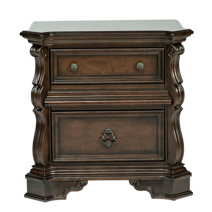 Arbor Place - Nightstand - Brownstone – Accent Nightstands by Liberty Furniture at Furniture Wholesale Plus , Nashville furniture store